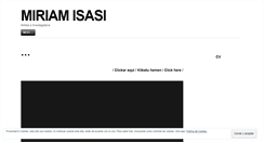 Desktop Screenshot of miriamisasi.com